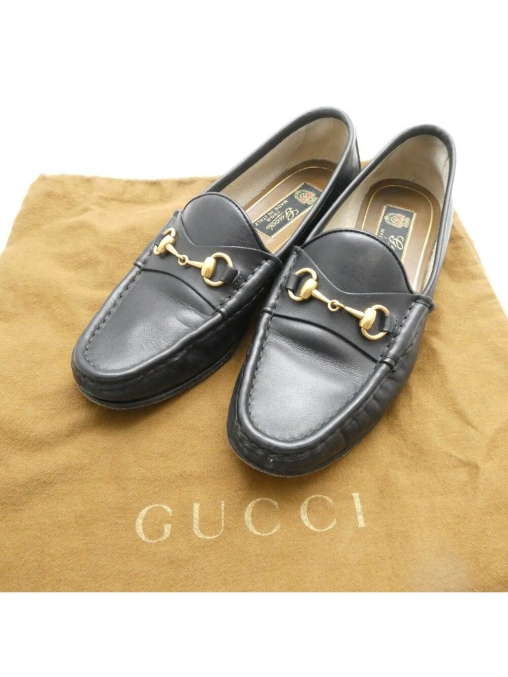 Gucci Loafers Horsebit Leather Shoes